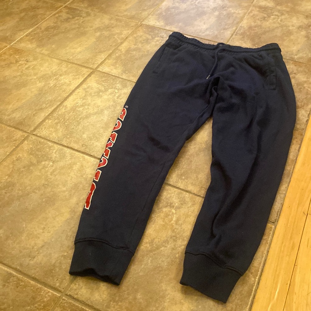 Navy blue sweatpants
